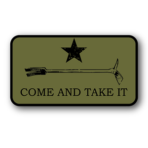 Come And Take It patch sticker