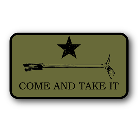 Come And Take It patch sticker
